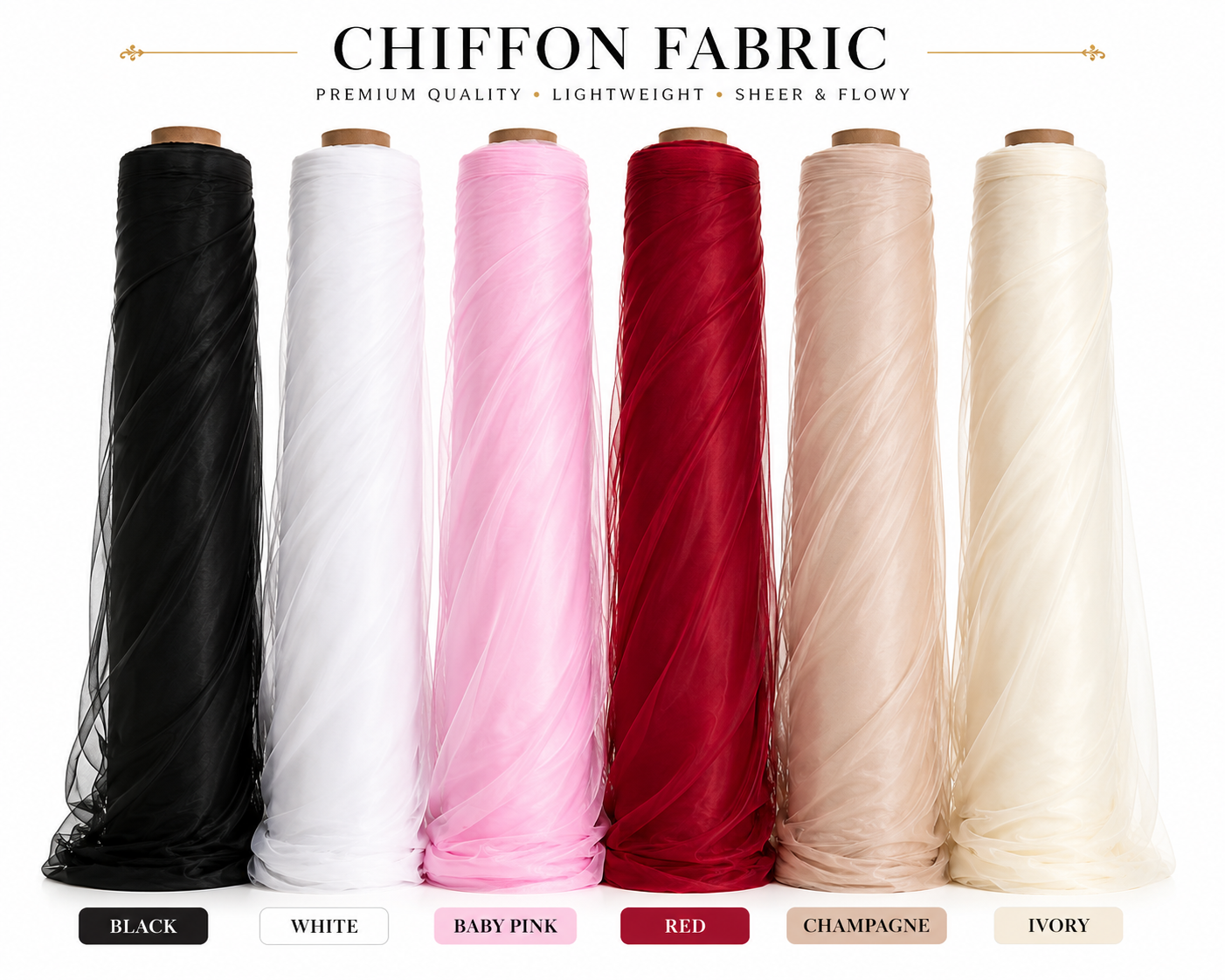 Premium Chiffon fabric
