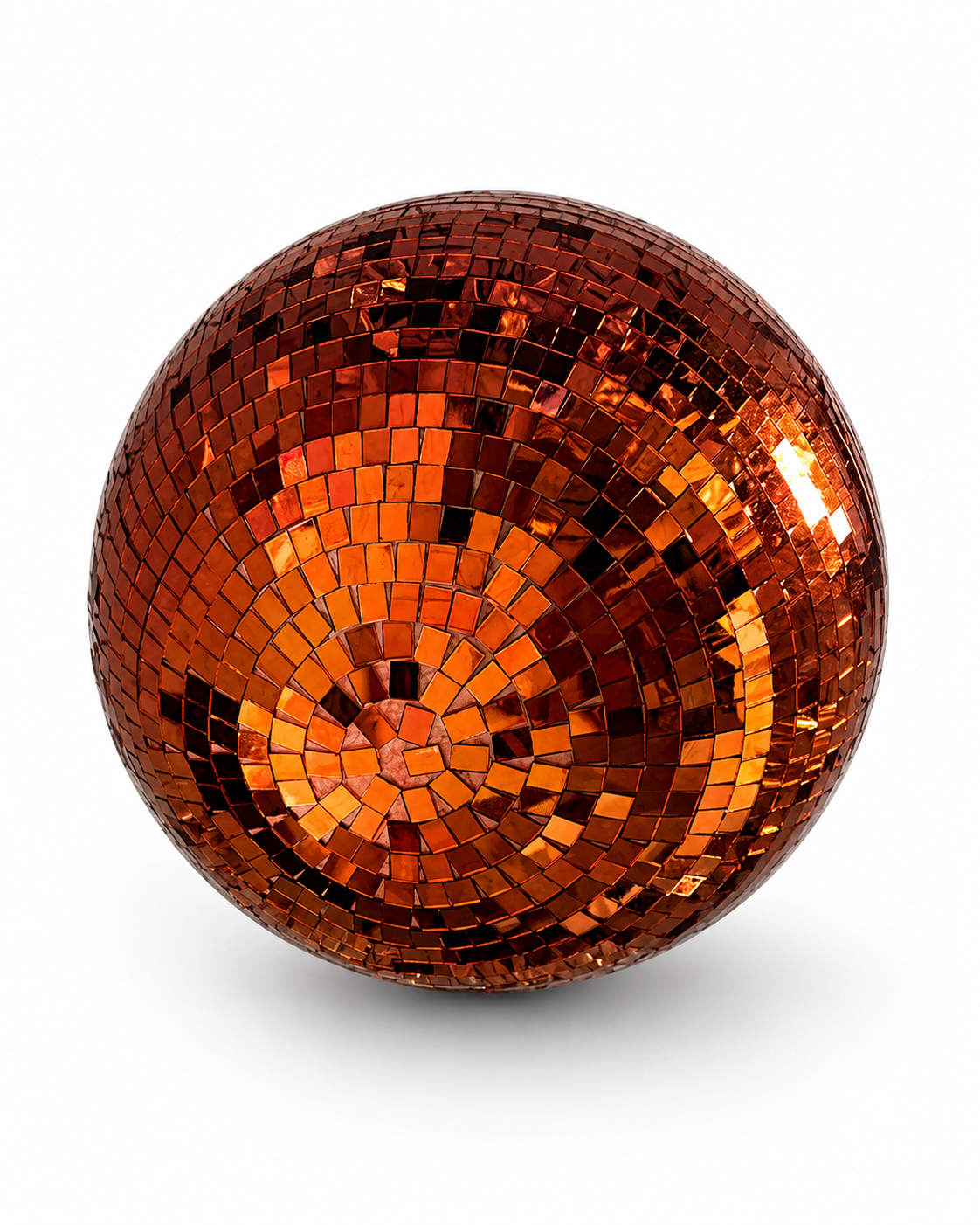Copper Mosaic Decorative Sphere